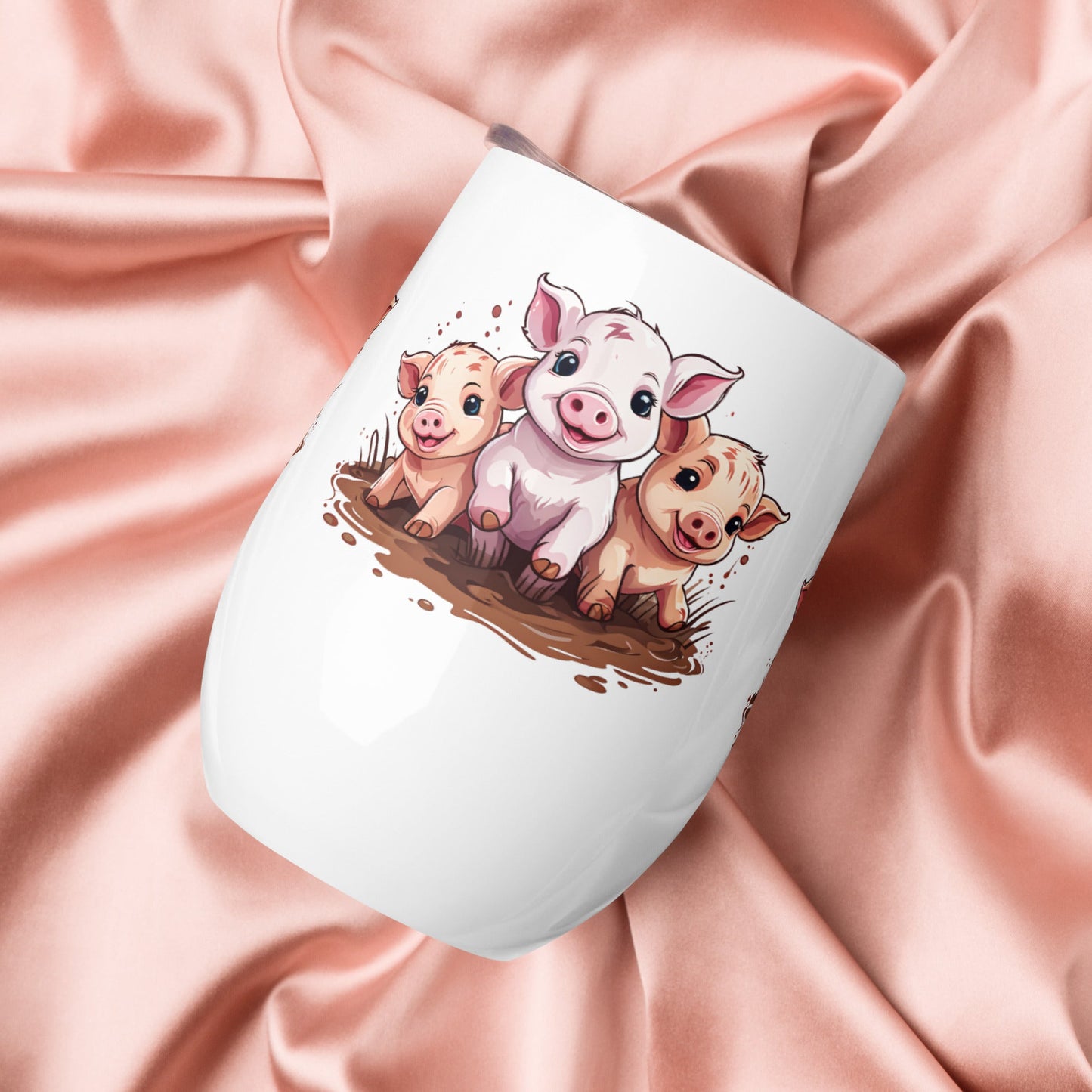 Pigs Wine Tumbler - Tumblers - Discovery Co.