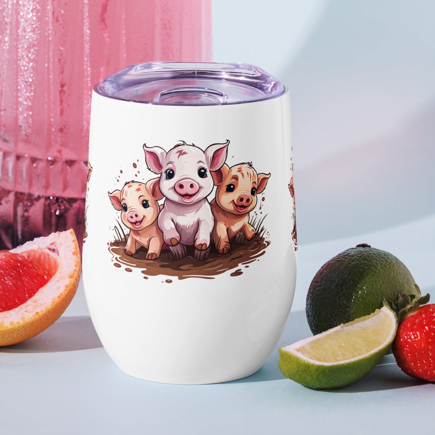 Pigs Wine Tumbler - Tumblers - Discovery Co.