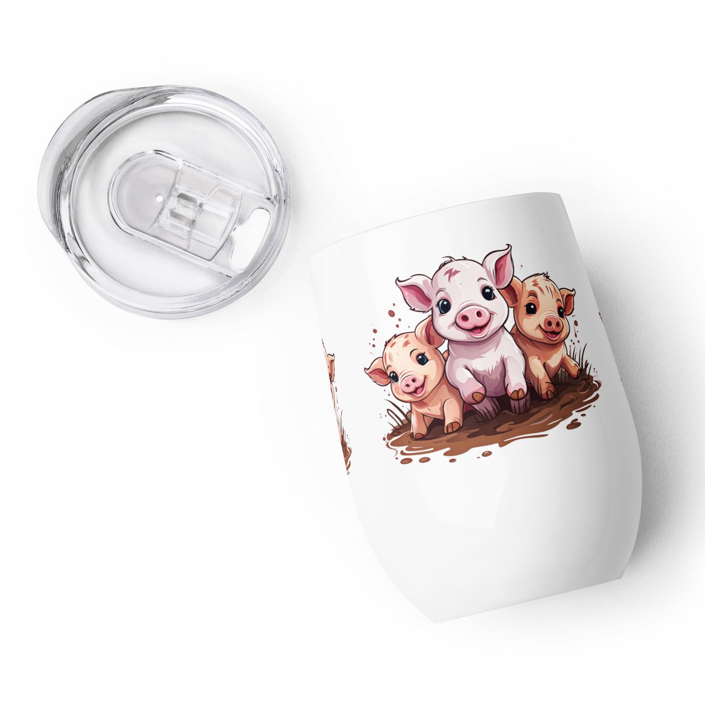 Pigs Wine Tumbler - Tumblers - Discovery Co.