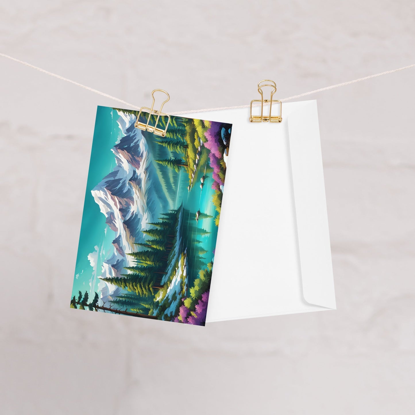 Pine Forest II Greeting Card - Greeting Card - Discovery Co.