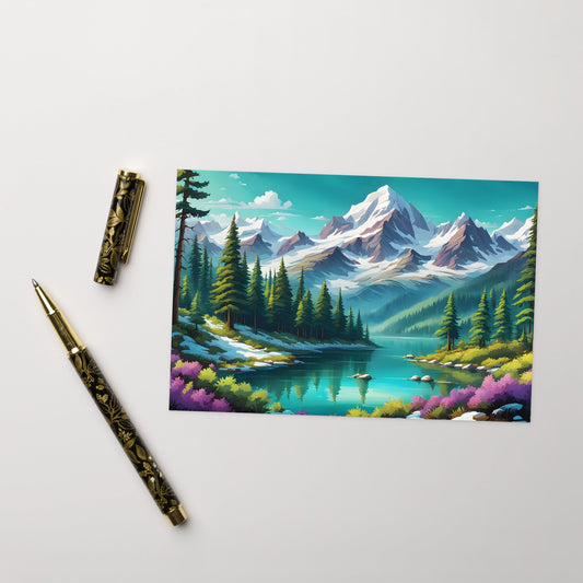 Pine Forest II Greeting Card - Greeting Card - Discovery Co.