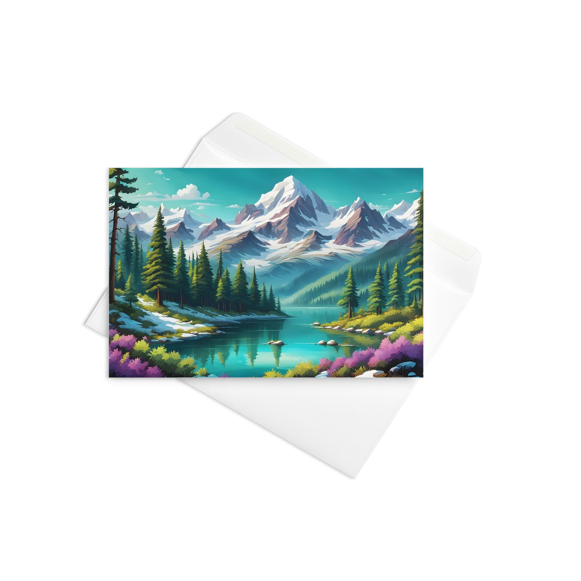 Pine Forest II Greeting Card - Greeting Card - Discovery Co.