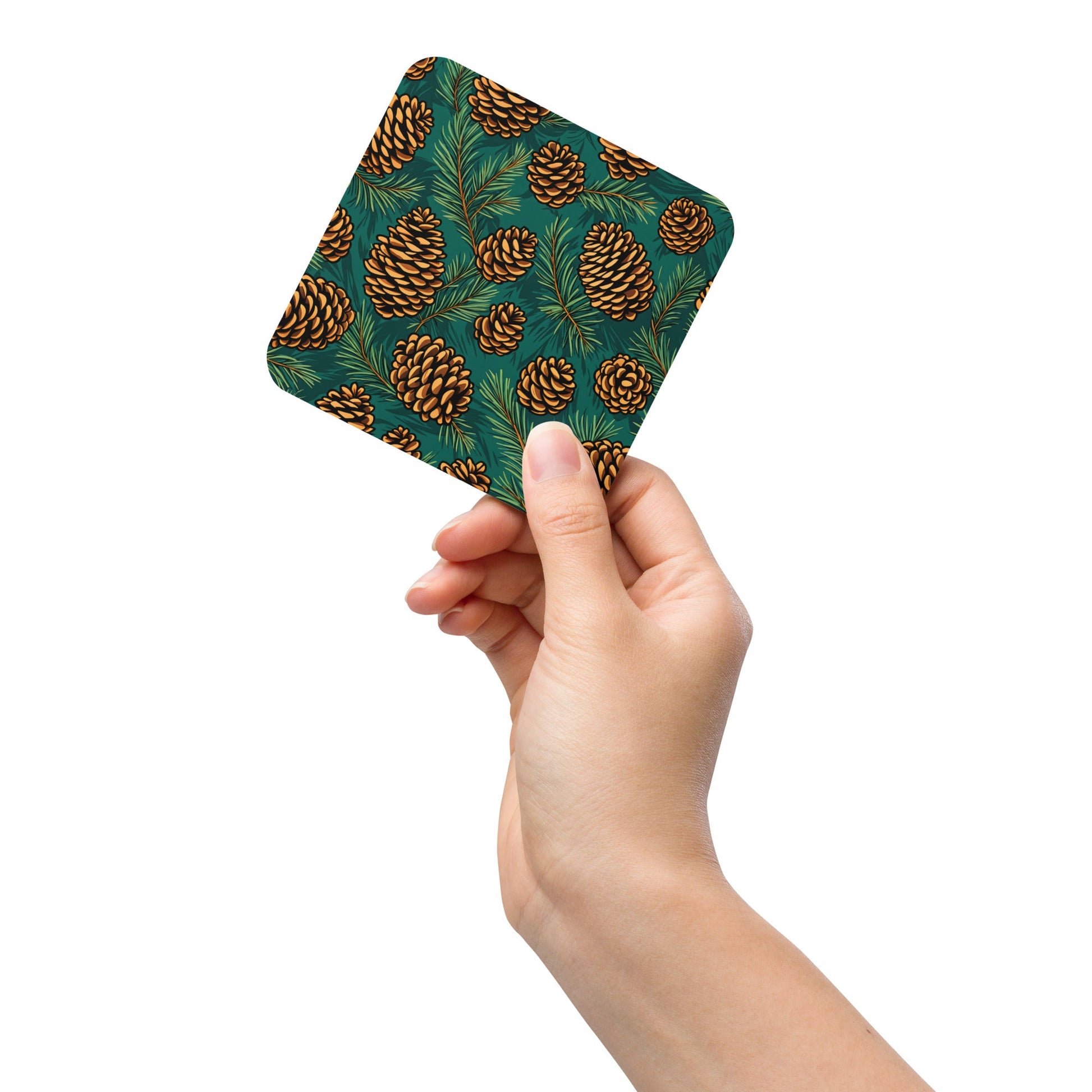 Pinecone Cork - back Coaster - Coasters - Discovery Co.