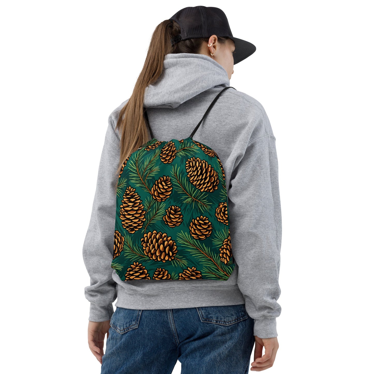 Pinecone Drawstring Bag - Drawstring Bag - Discovery Co.