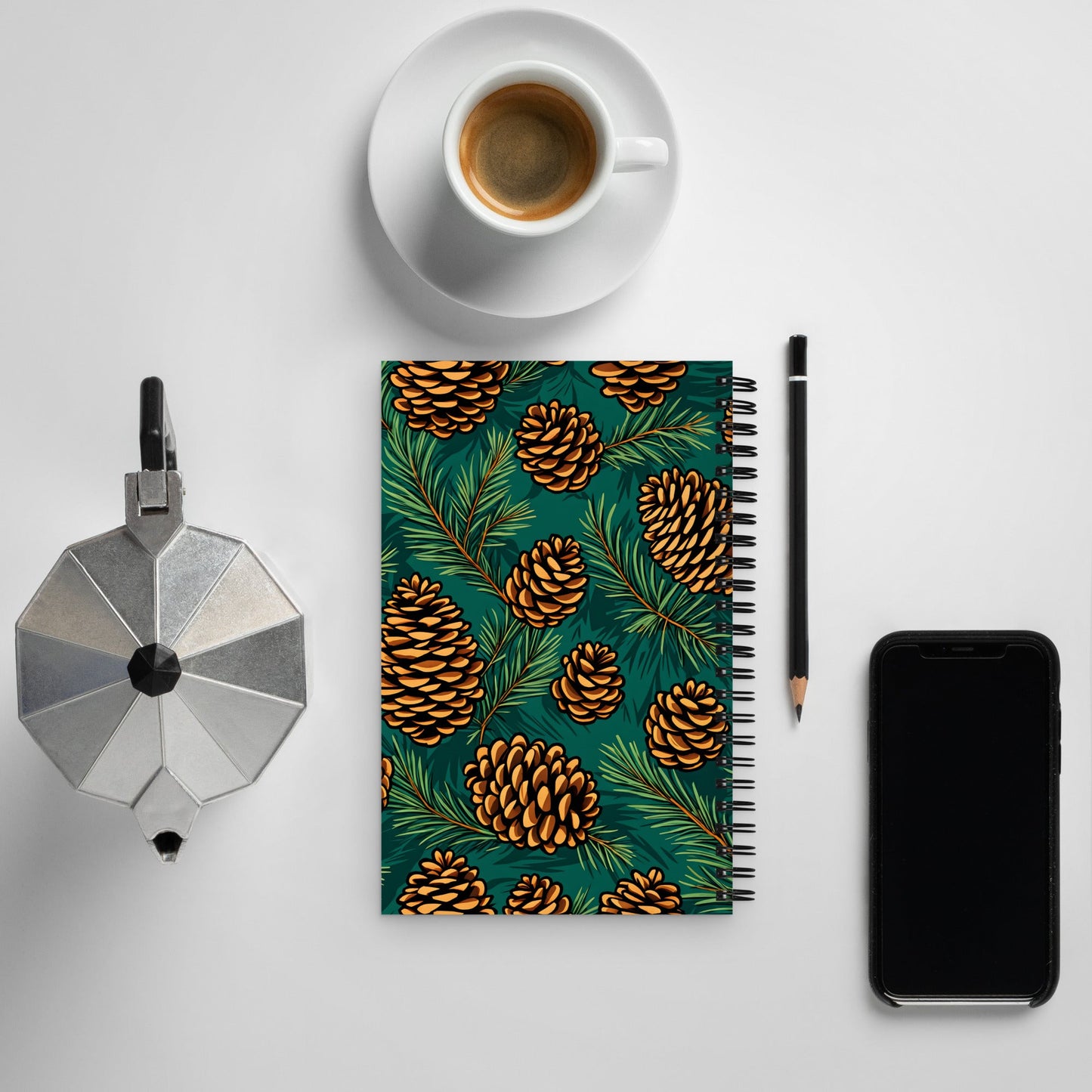 Pinecone Spiral Notebook - Spiral Notebooks - Discovery Co.