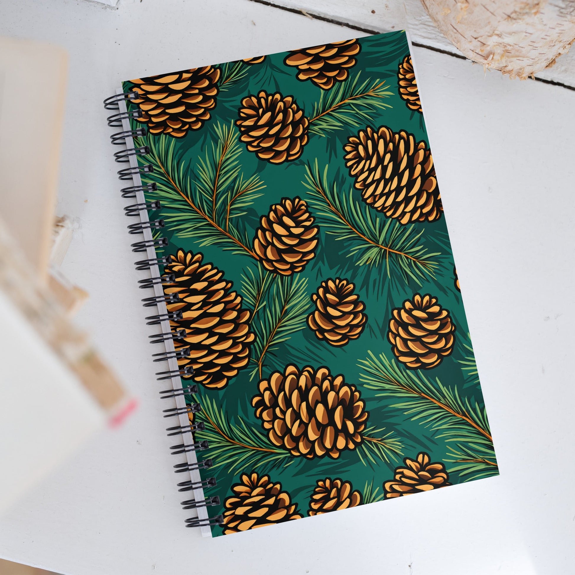 Pinecone Spiral Notebook - Spiral Notebooks - Discovery Co.