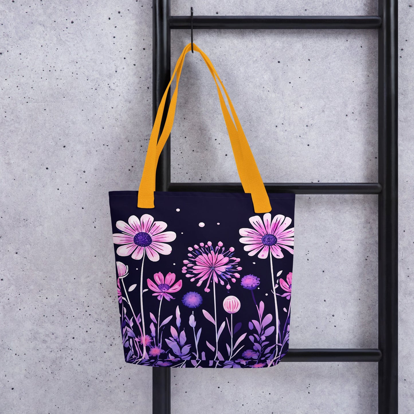 Pink and Purple Flowers II Tote Bag - Tote Bags - Discovery Co.