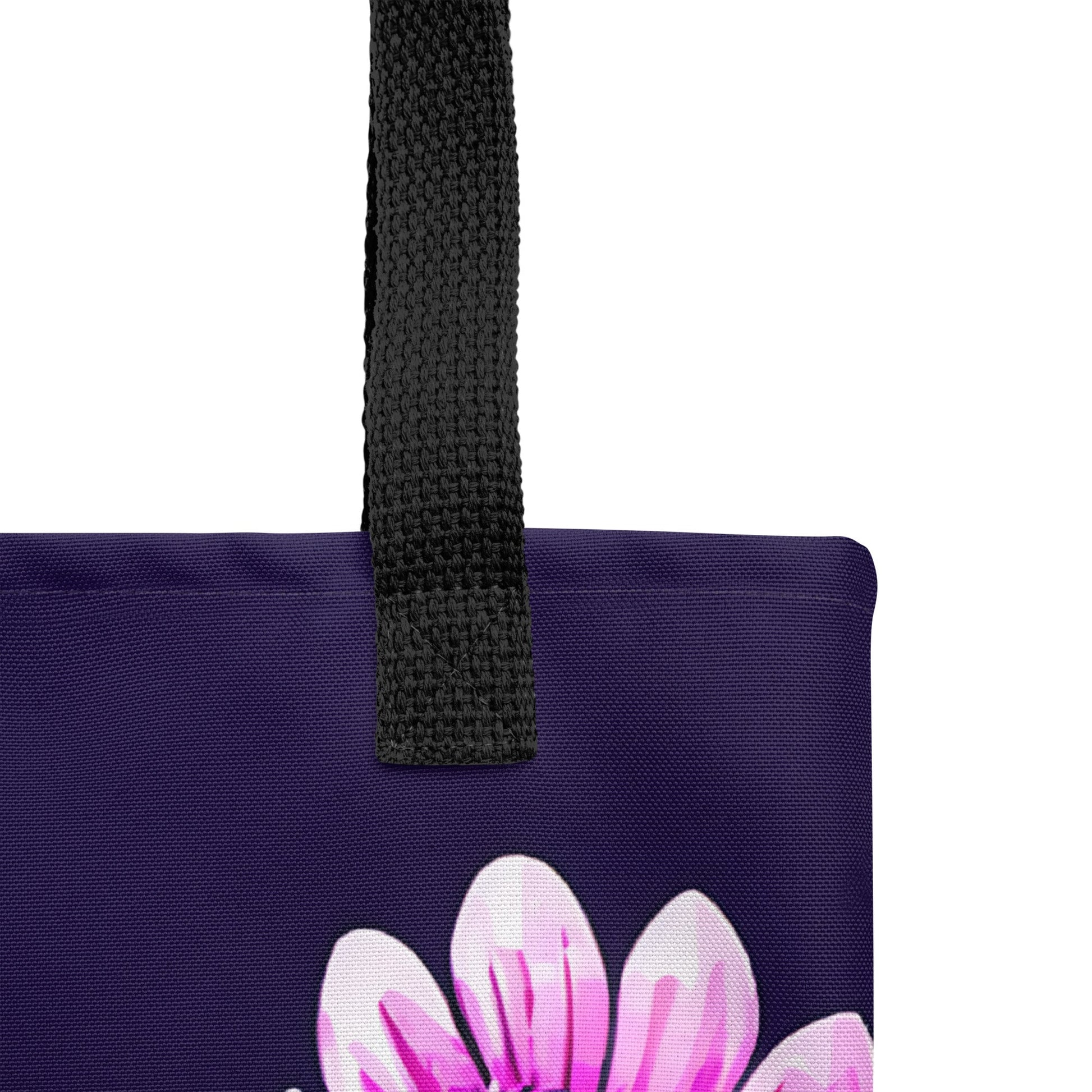 Pink and Purple Flowers Tote Bag - Tote Bags - Discovery Co.