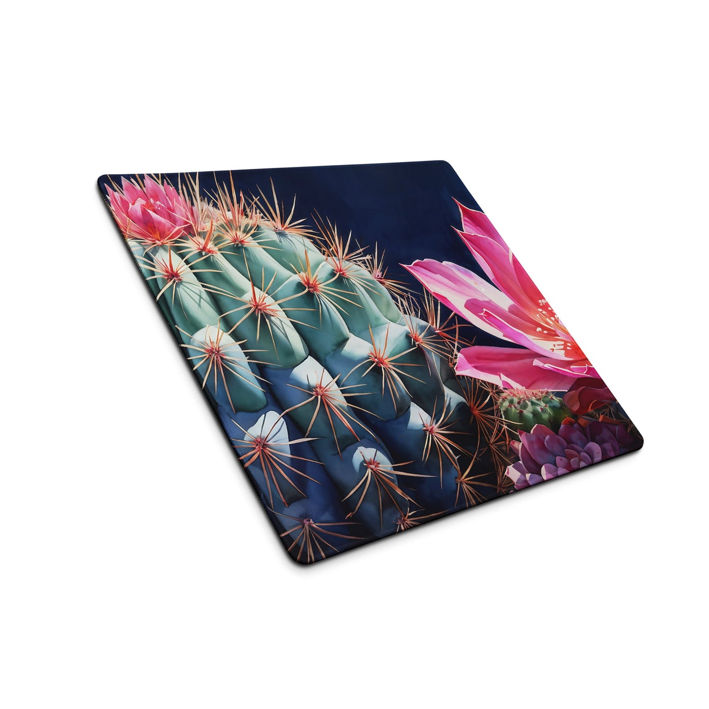 Pink Cactus Bloom Gaming Mouse Pad - Mouse Pads - Discovery Co.