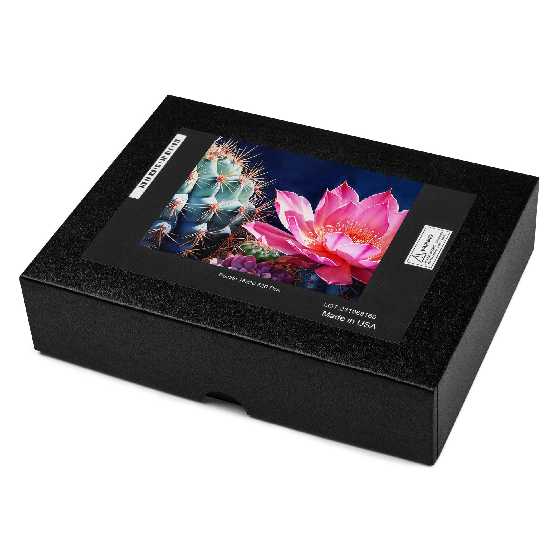 Pink Cactus Bloom Jigsaw Puzzle - Puzzle - Discovery Co.