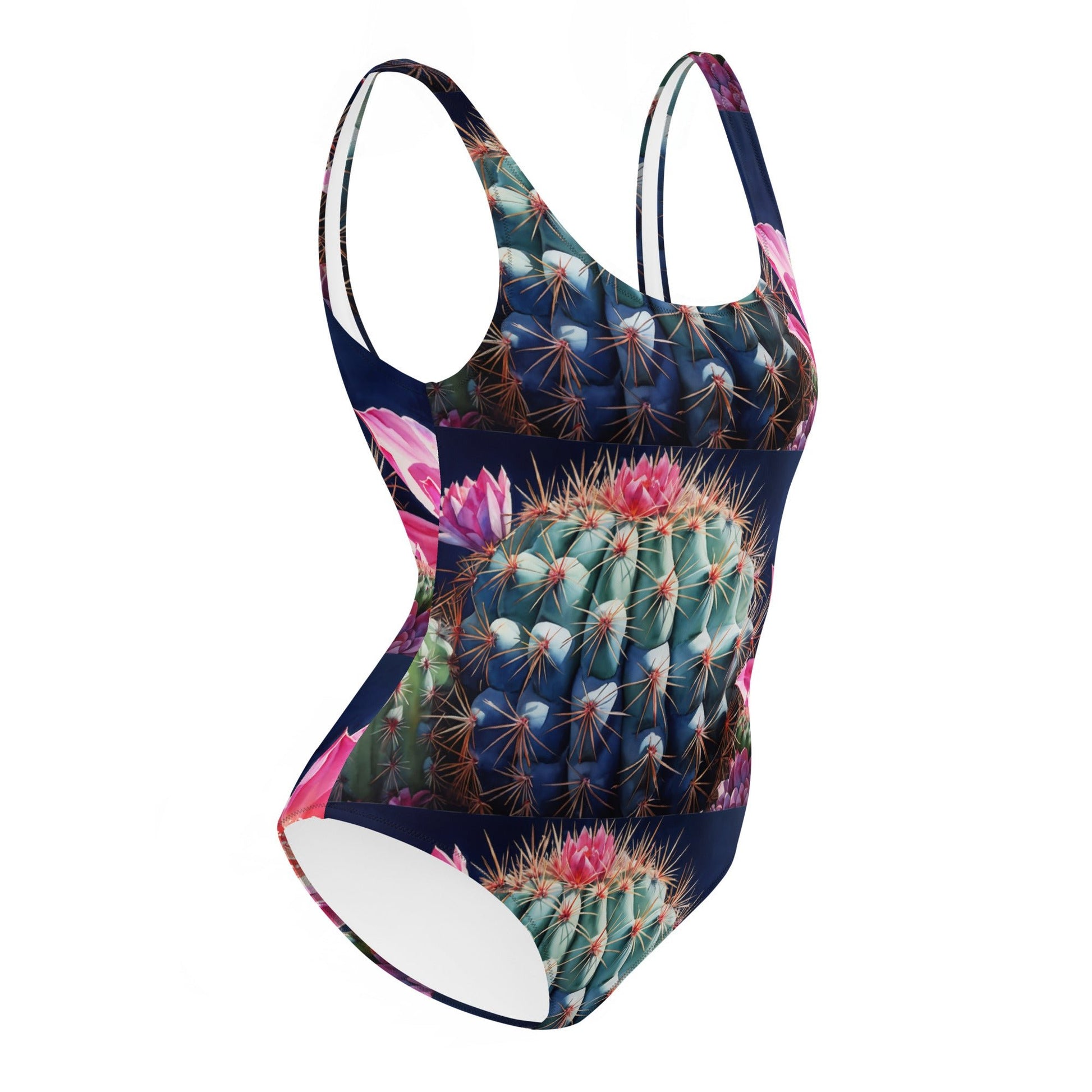 Pink Cactus Bloom One-Piece Swimsuit - Discovery Co.