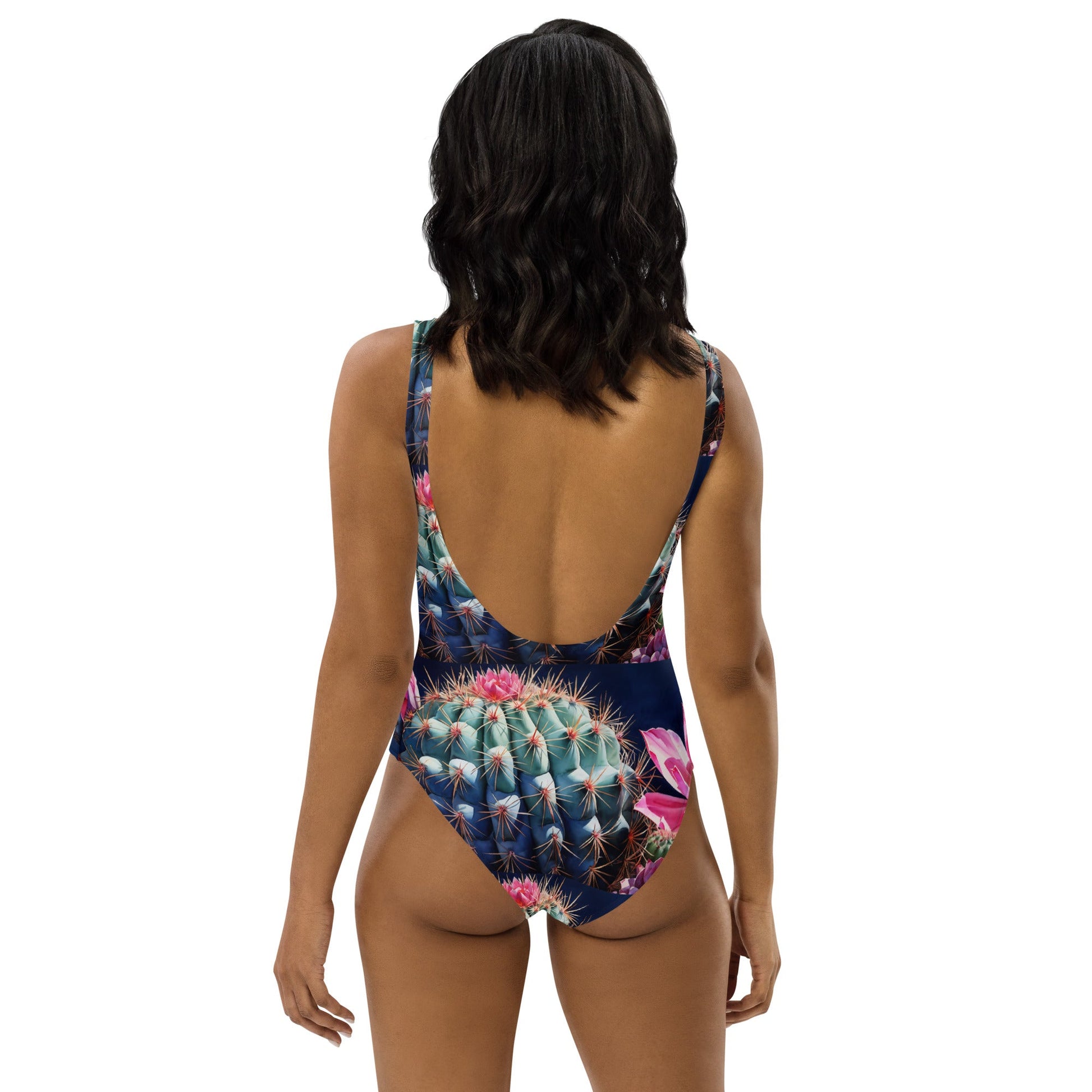 Pink Cactus Bloom One-Piece Swimsuit - Discovery Co.