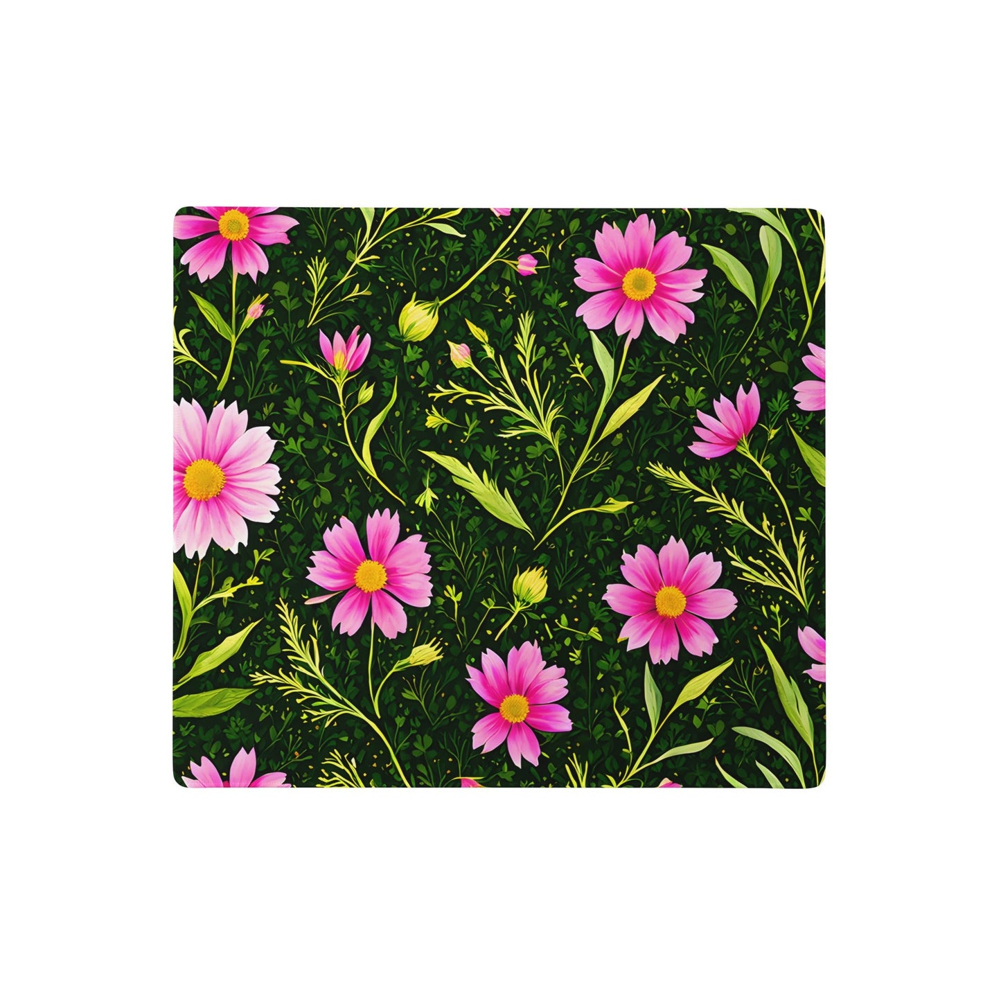 Pink Flowers II Gaming Mouse Pad - Mouse Pads - Discovery Co.