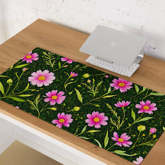 Pink Flowers II Gaming Mouse Pad - Mouse Pads - Discovery Co.