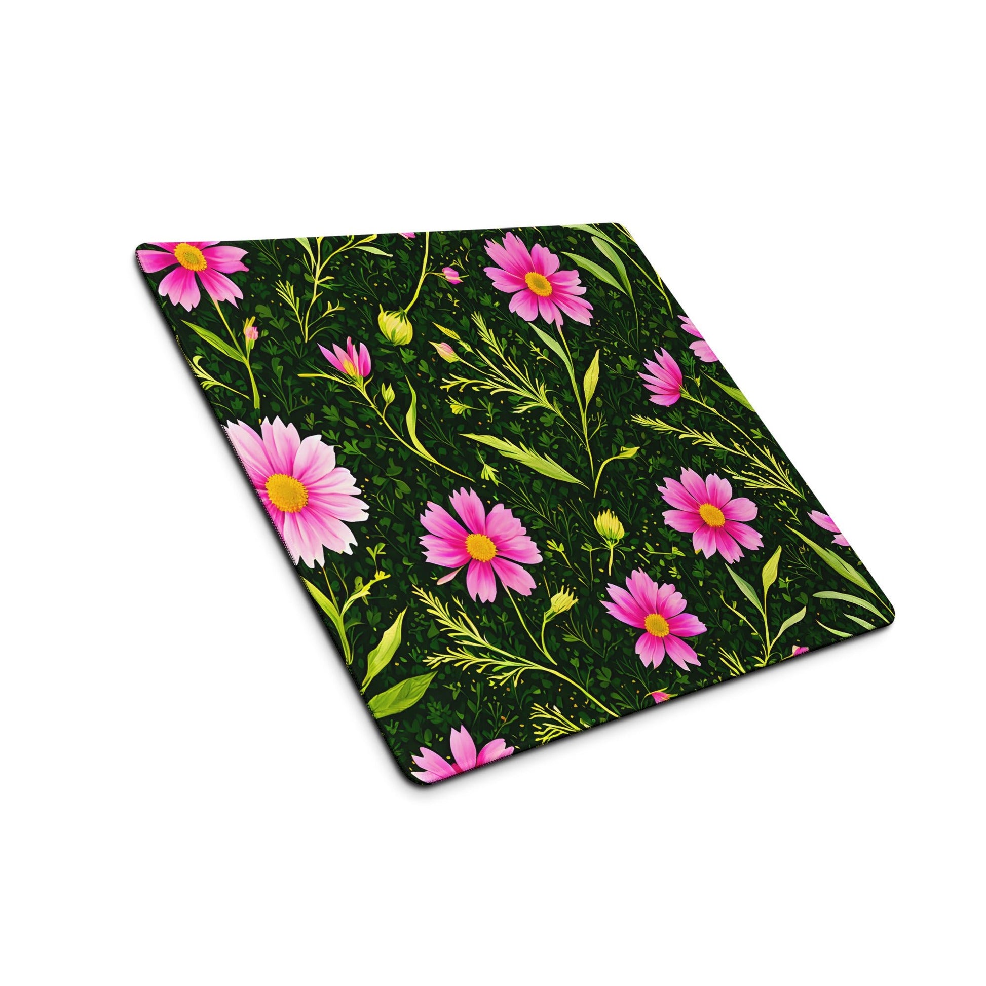 Pink Flowers II Gaming Mouse Pad - Mouse Pads - Discovery Co.