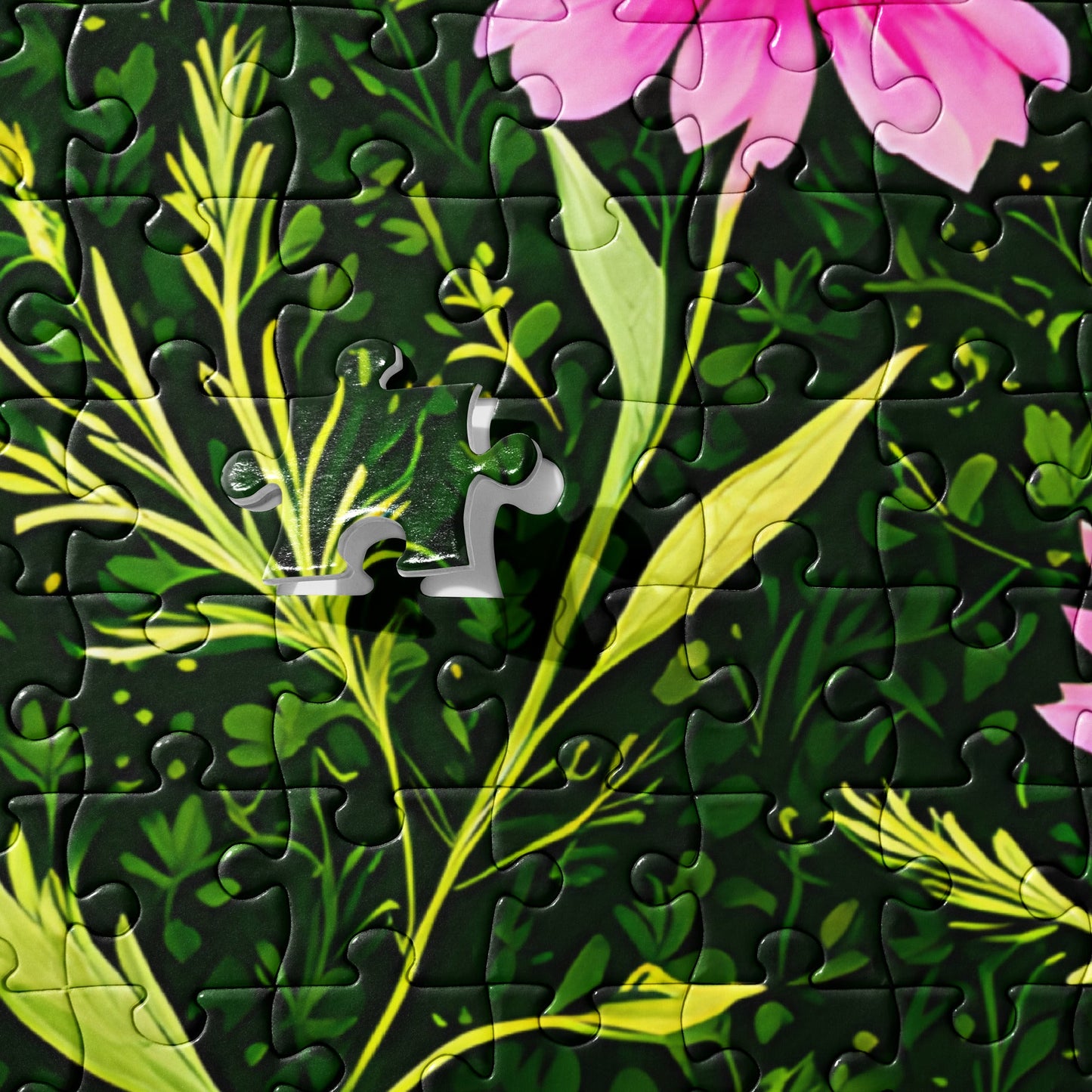 Pink Flowers II Jigsaw Puzzle - Puzzle - Discovery Co.