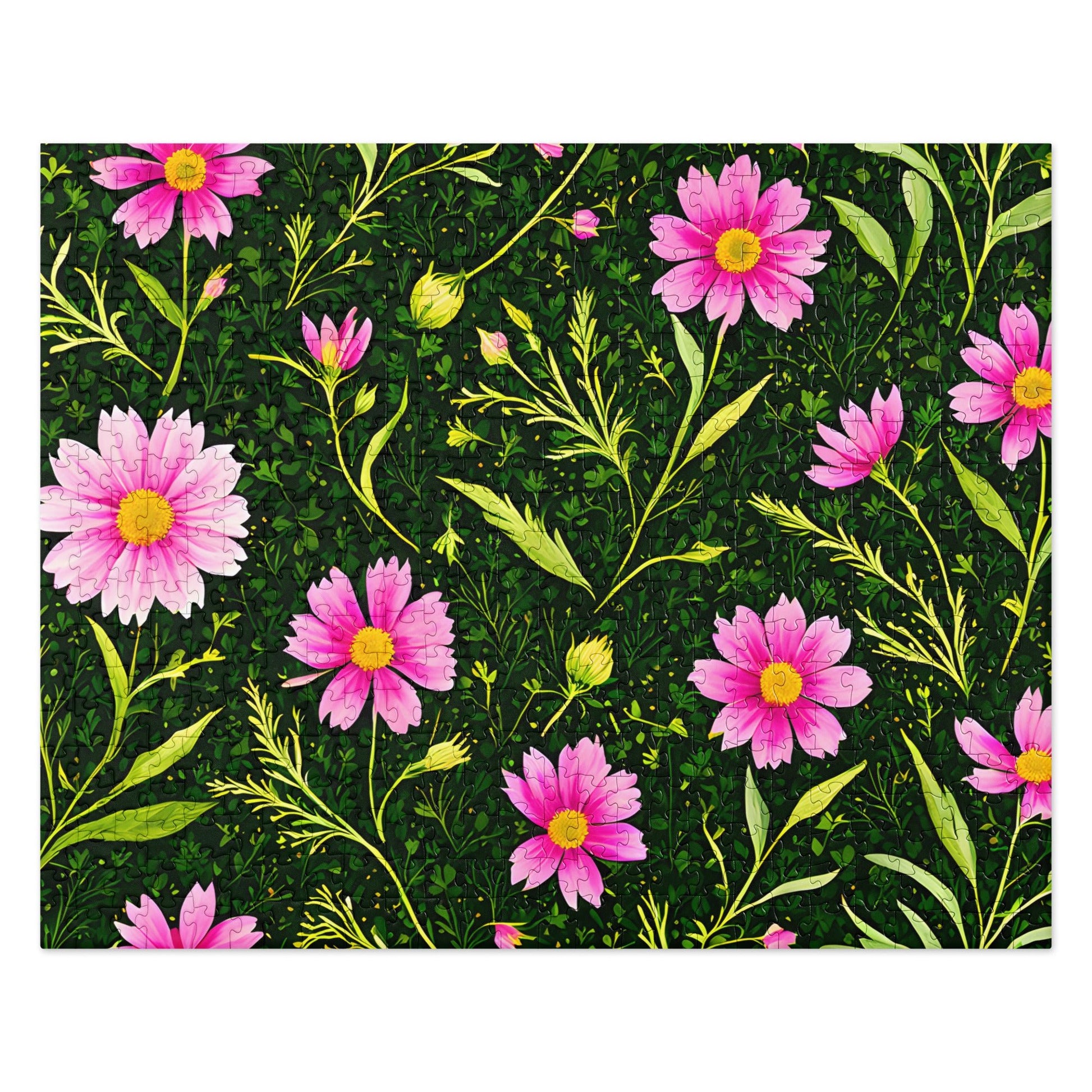 Pink Flowers II Jigsaw Puzzle - Puzzle - Discovery Co.