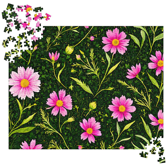 Pink Flowers II Jigsaw Puzzle - Puzzle - Discovery Co.