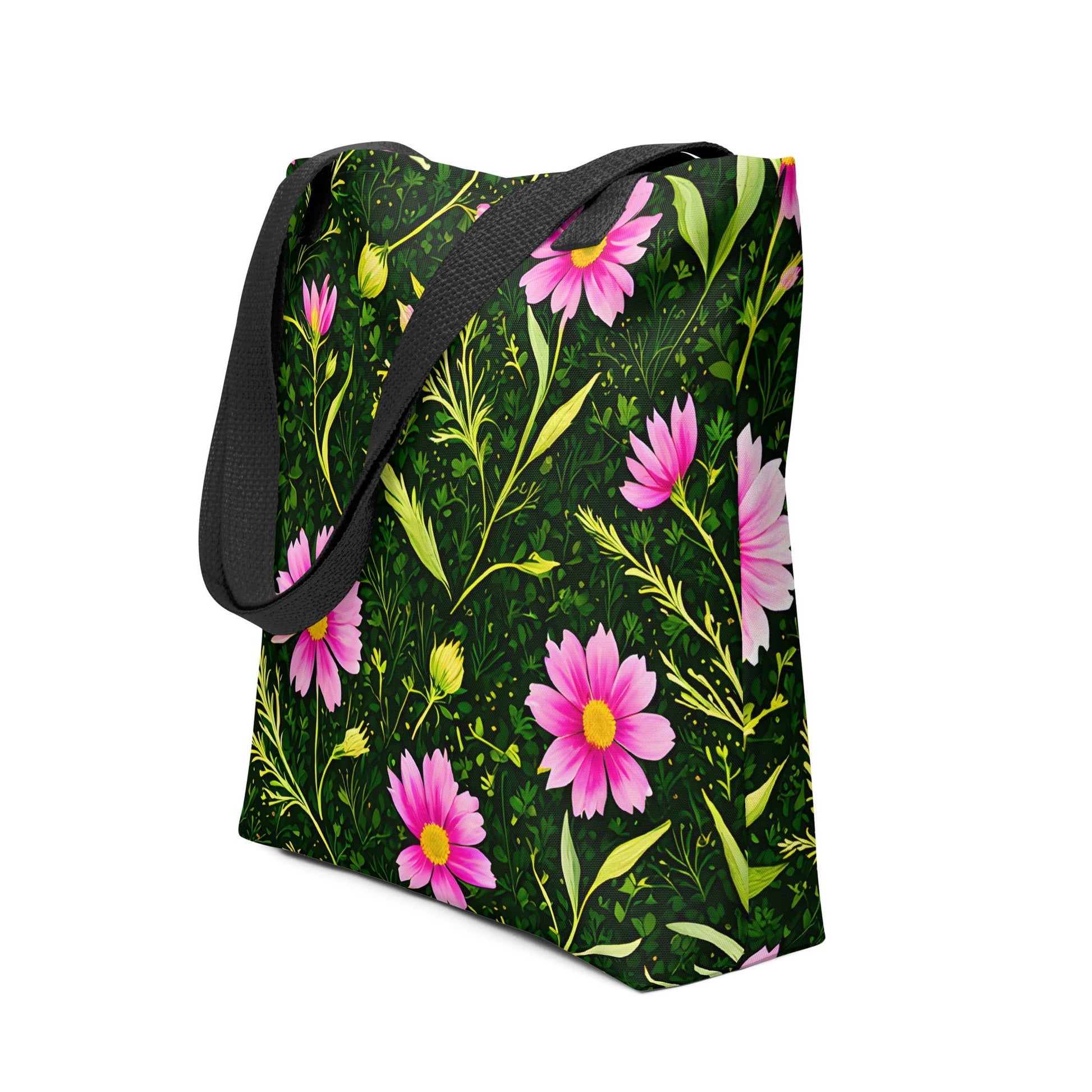 Pink Flowers II Tote Bag - Tote Bags - Discovery Co.