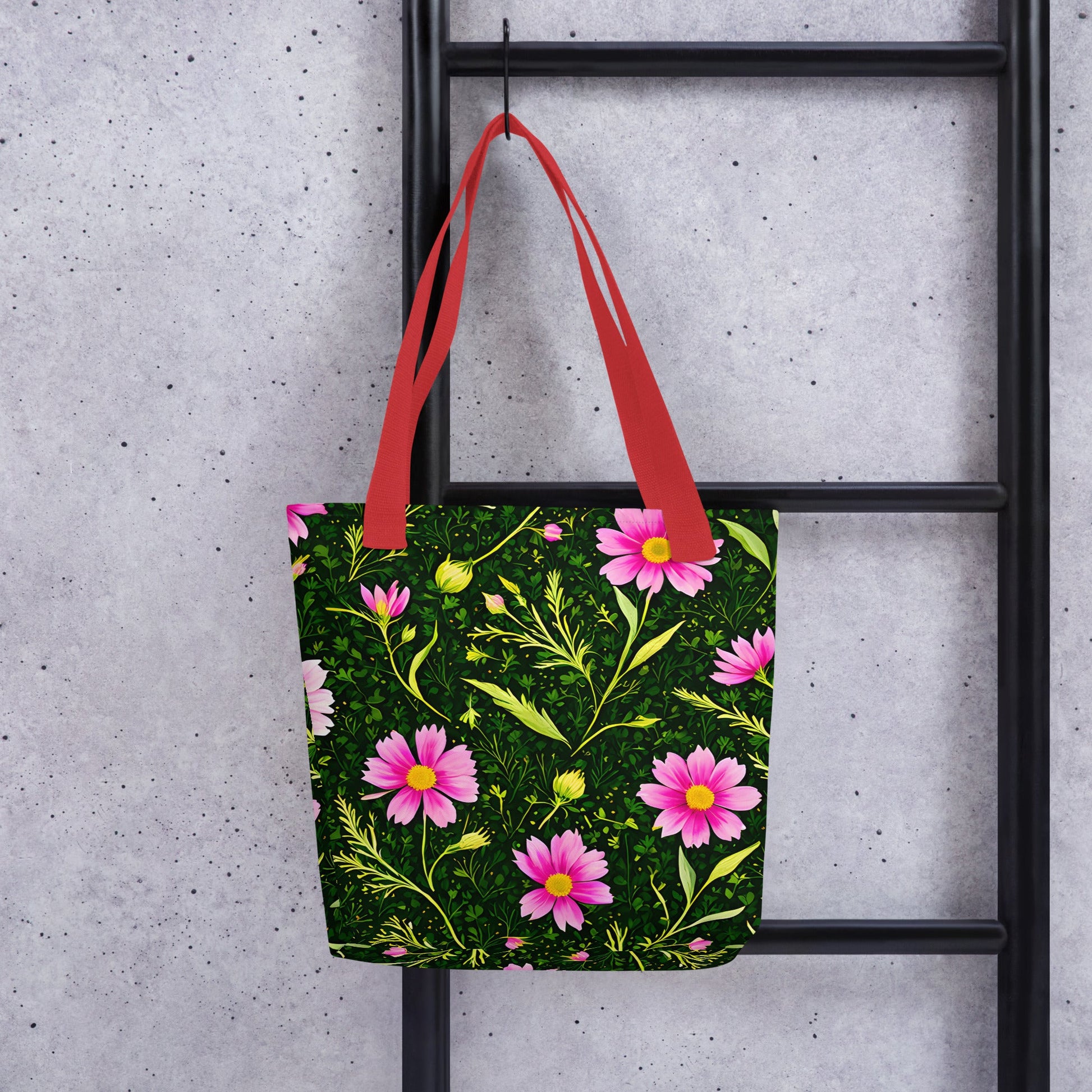 Pink Flowers II Tote Bag - Tote Bags - Discovery Co.