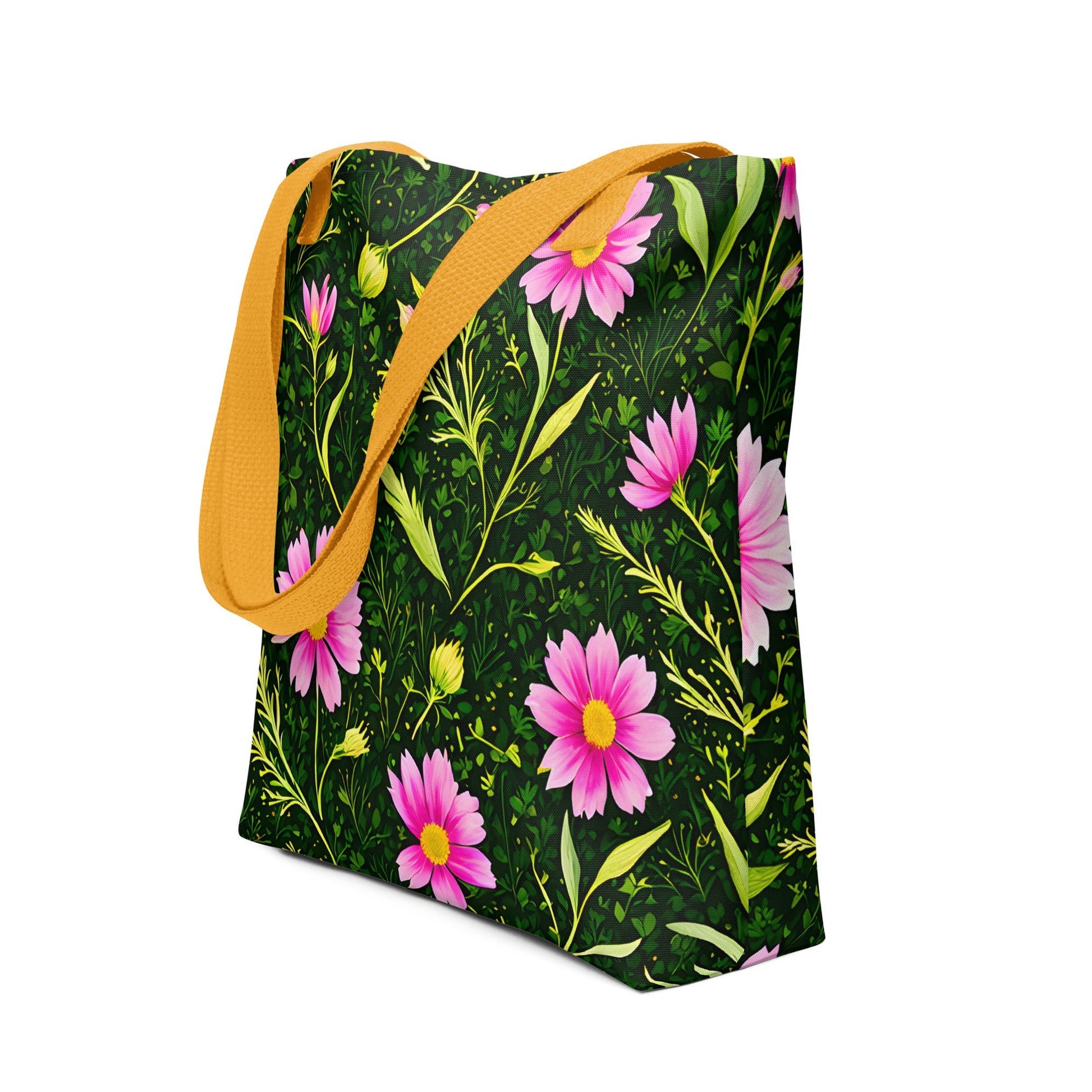 Pink Flowers II Tote Bag - Tote Bags - Discovery Co.