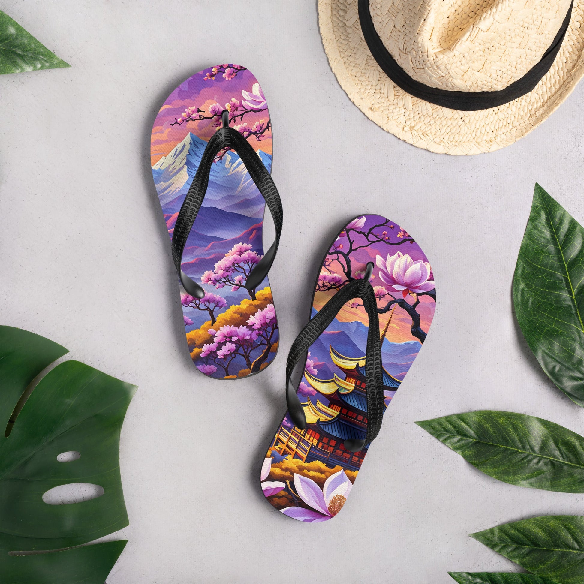 Pink Landscape II Flip - Flops - Footwear - Discovery Co.