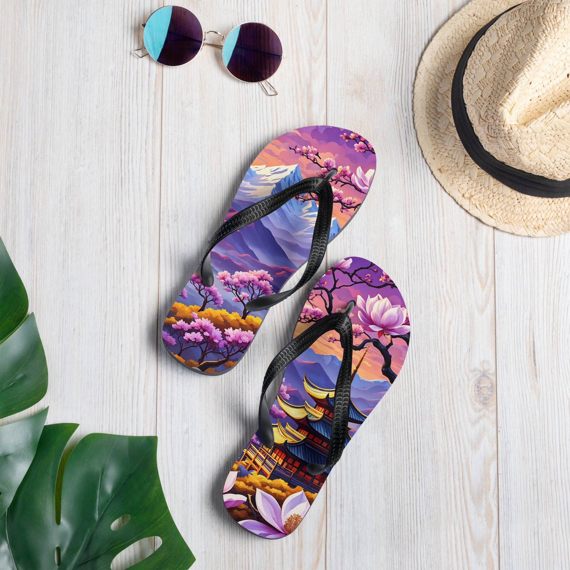 Pink Landscape II Flip - Flops - Footwear - Discovery Co.