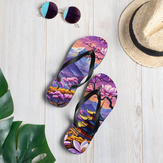 Pink Landscape II Flip - Flops - Footwear - Discovery Co.