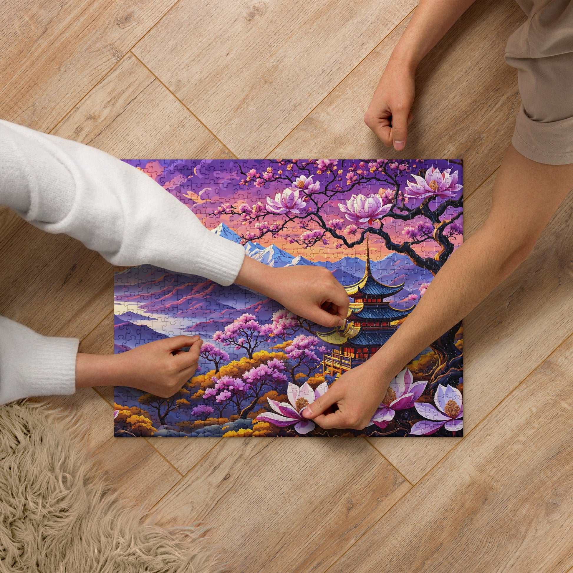 Pink Landscape II Jigsaw Puzzle - Puzzle - Discovery Co.