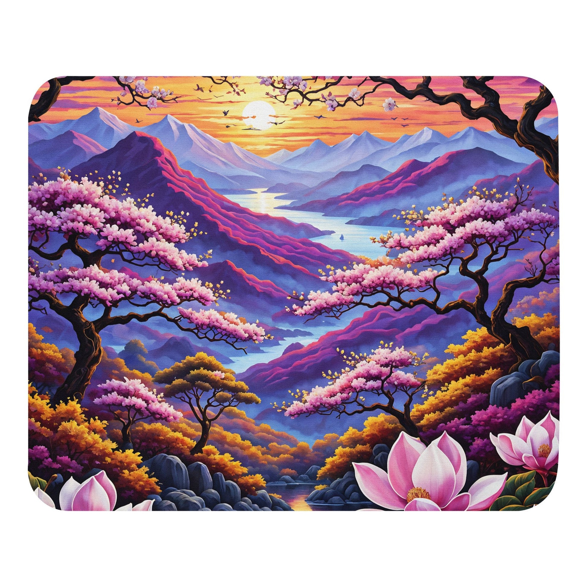 Pink Mountains Mouse Pad - Mouse Pads - Discovery Co.