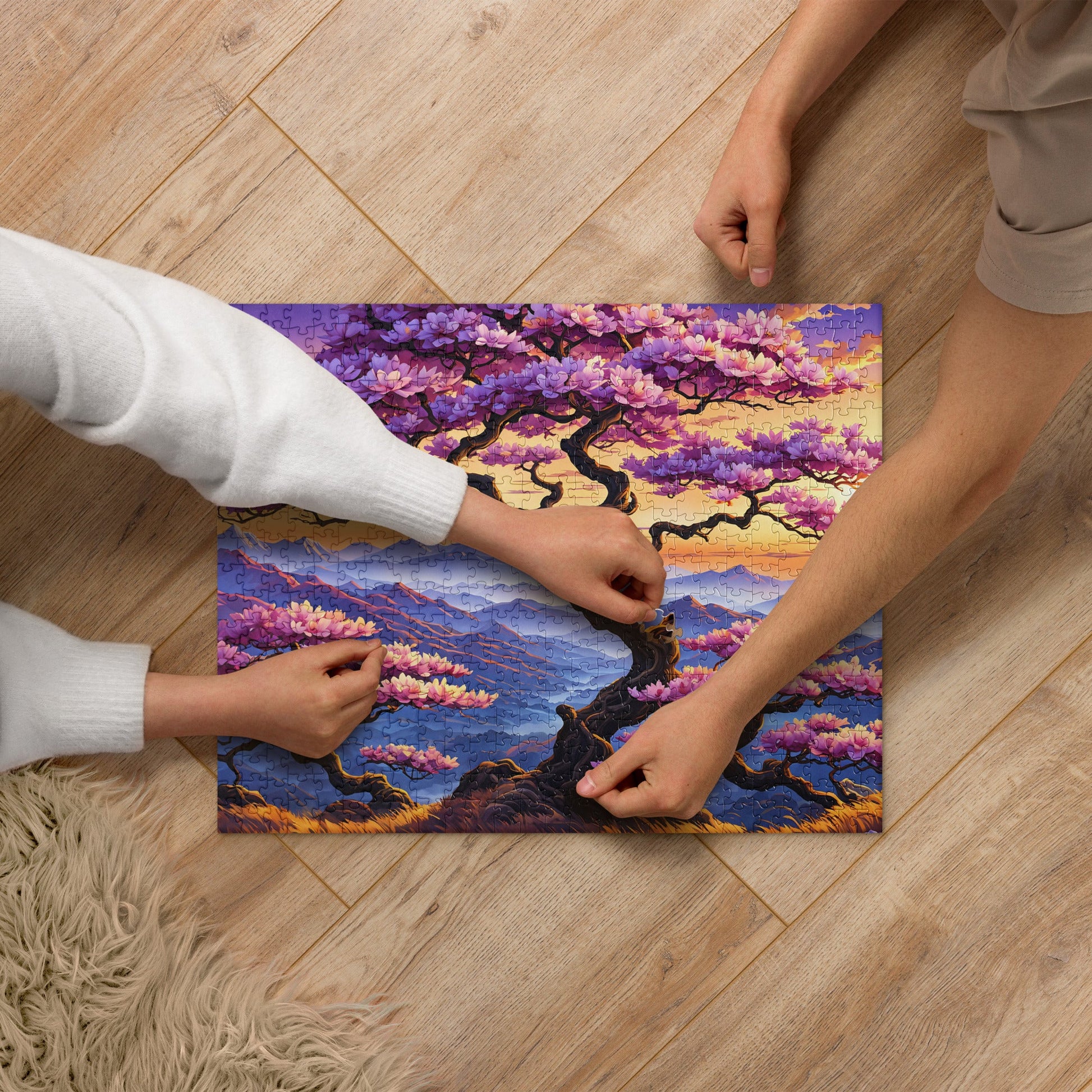 Pink Trees III Jigsaw Puzzle - Puzzle - Discovery Co.