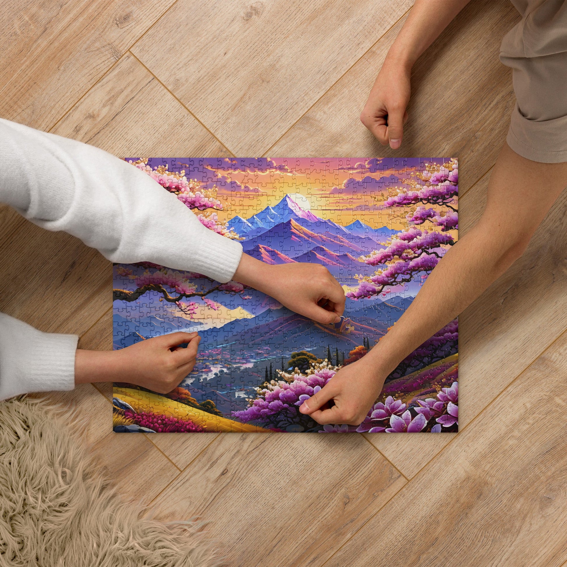 Pink Valley Jigsaw Puzzle - Puzzle - Discovery Co.