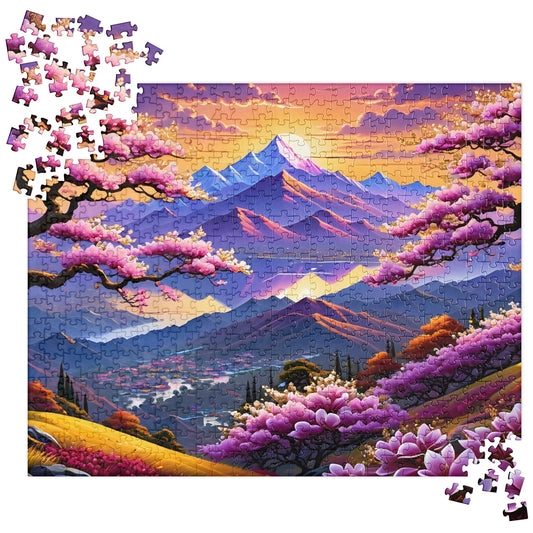Pink Valley Jigsaw Puzzle - Puzzle - Discovery Co.