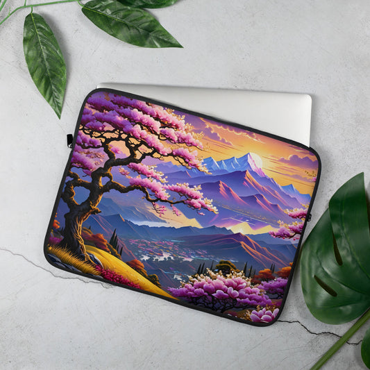 Pink Valley Laptop Sleeve - Laptop Cases - Discovery Co.