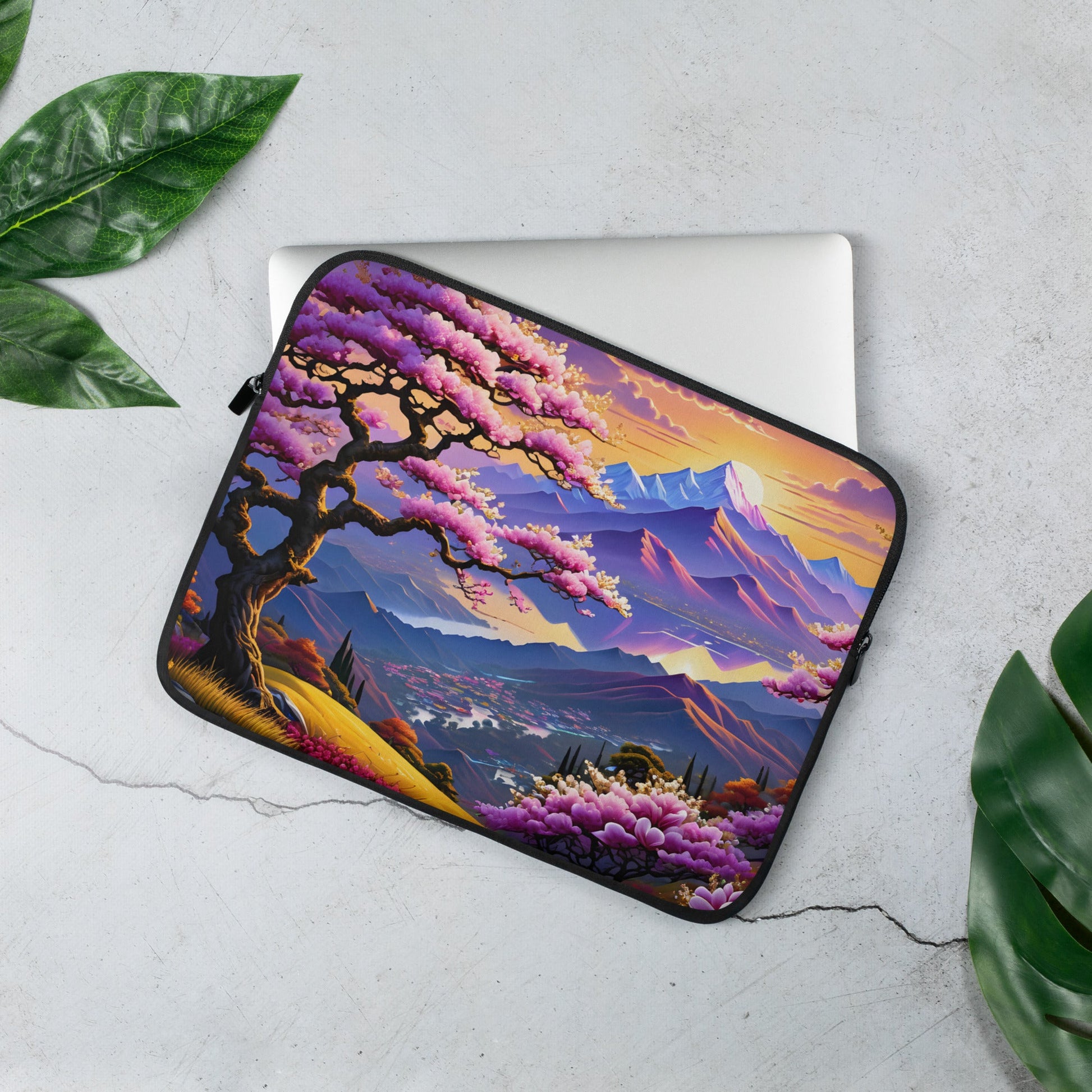 Pink Valley Laptop Sleeve - Laptop Cases - Discovery Co.