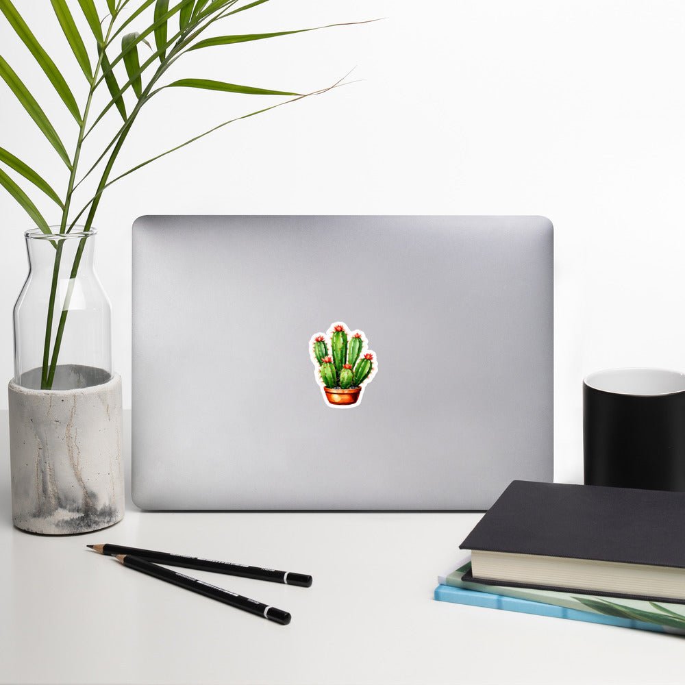 Planted Cactus Bubble - Free Stickers - Stickers - Discovery Co.