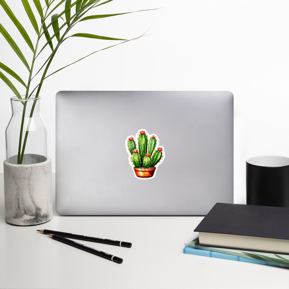 Planted Cactus Bubble - Free Stickers - Stickers - Discovery Co.