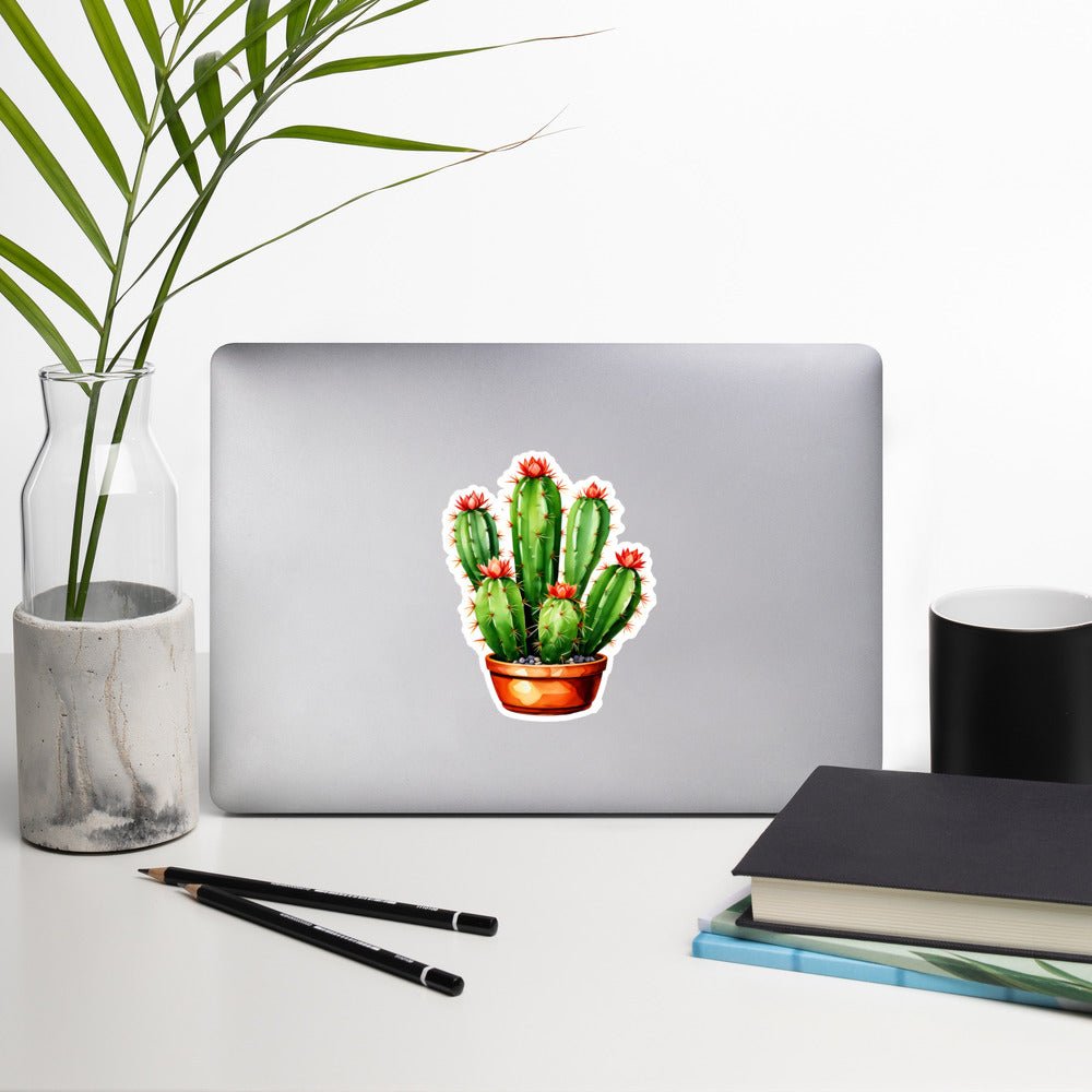 Planted Cactus Bubble - Free Stickers - Stickers - Discovery Co.