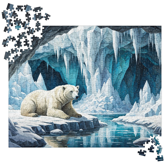 Polar Bear In A Cave Jigsaw Puzzle - Puzzle - Discovery Co.