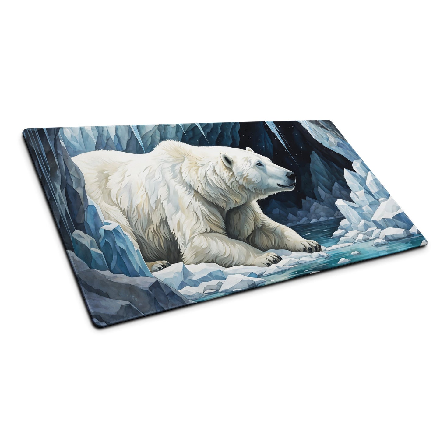 Polar Bear In Cave II Gaming Mouse Pad - Mouse Pads - Discovery Co.