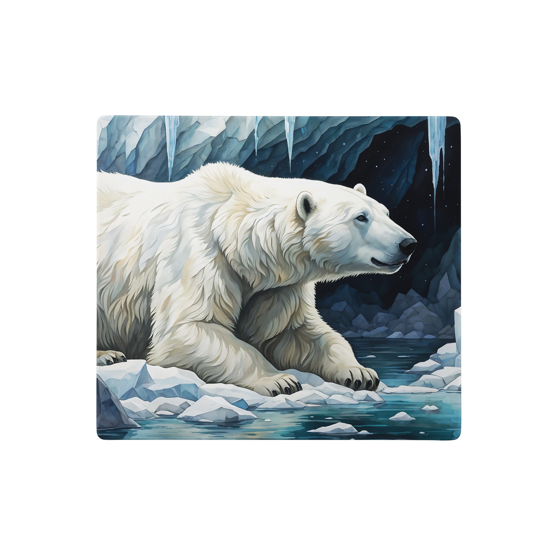 Polar Bear In Cave II Gaming Mouse Pad - Mouse Pads - Discovery Co.