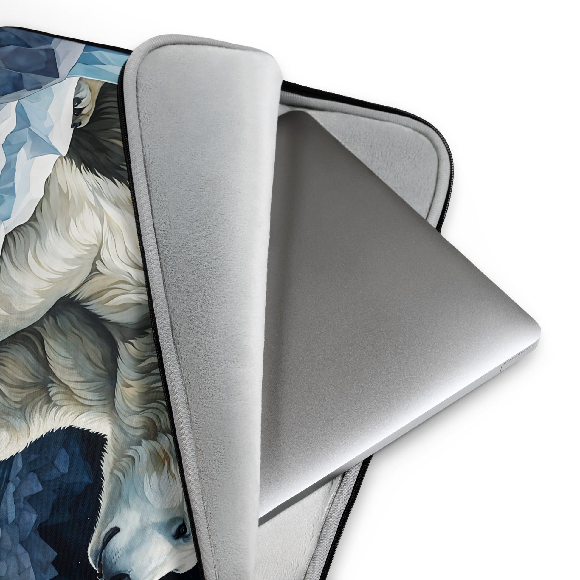 Polar Bear In Cave II Laptop Sleeve - Laptop Cases - Discovery Co.