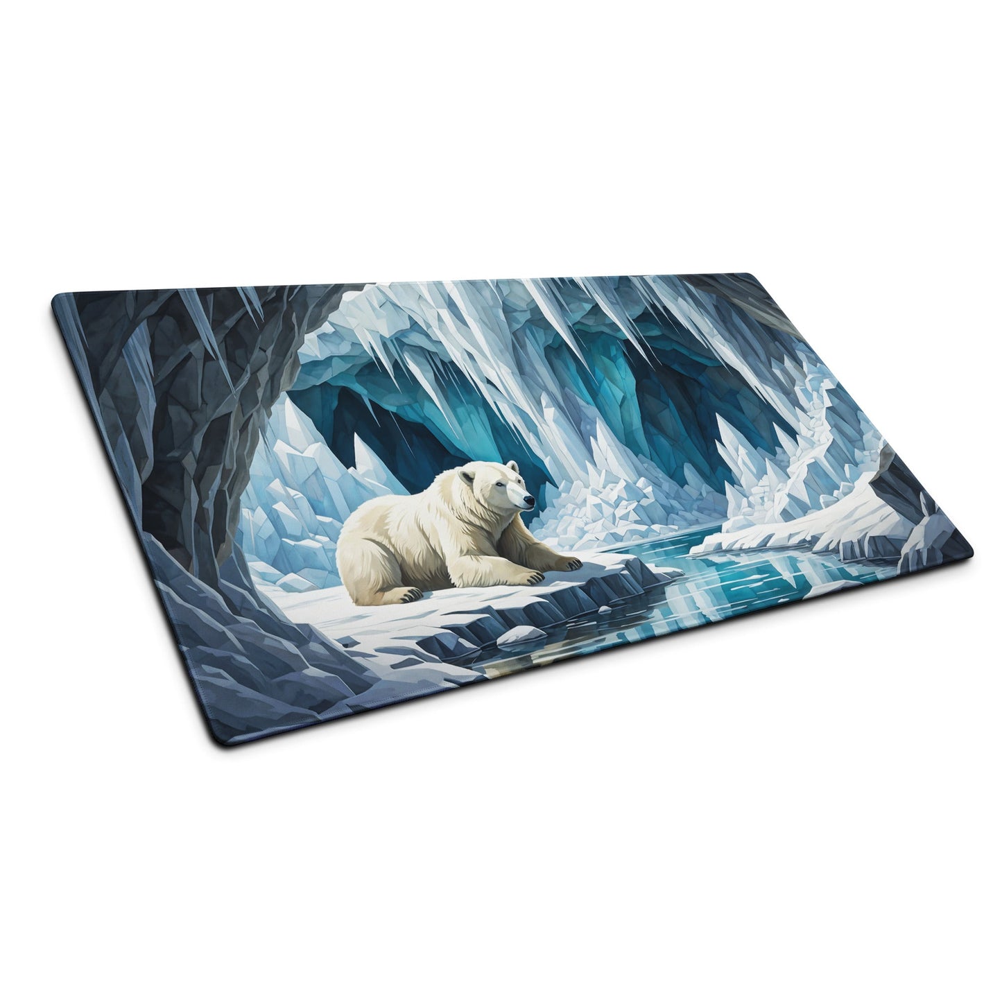 Polar Bear In Cave III Gaming Mouse Pad - Mouse Pads - Discovery Co.