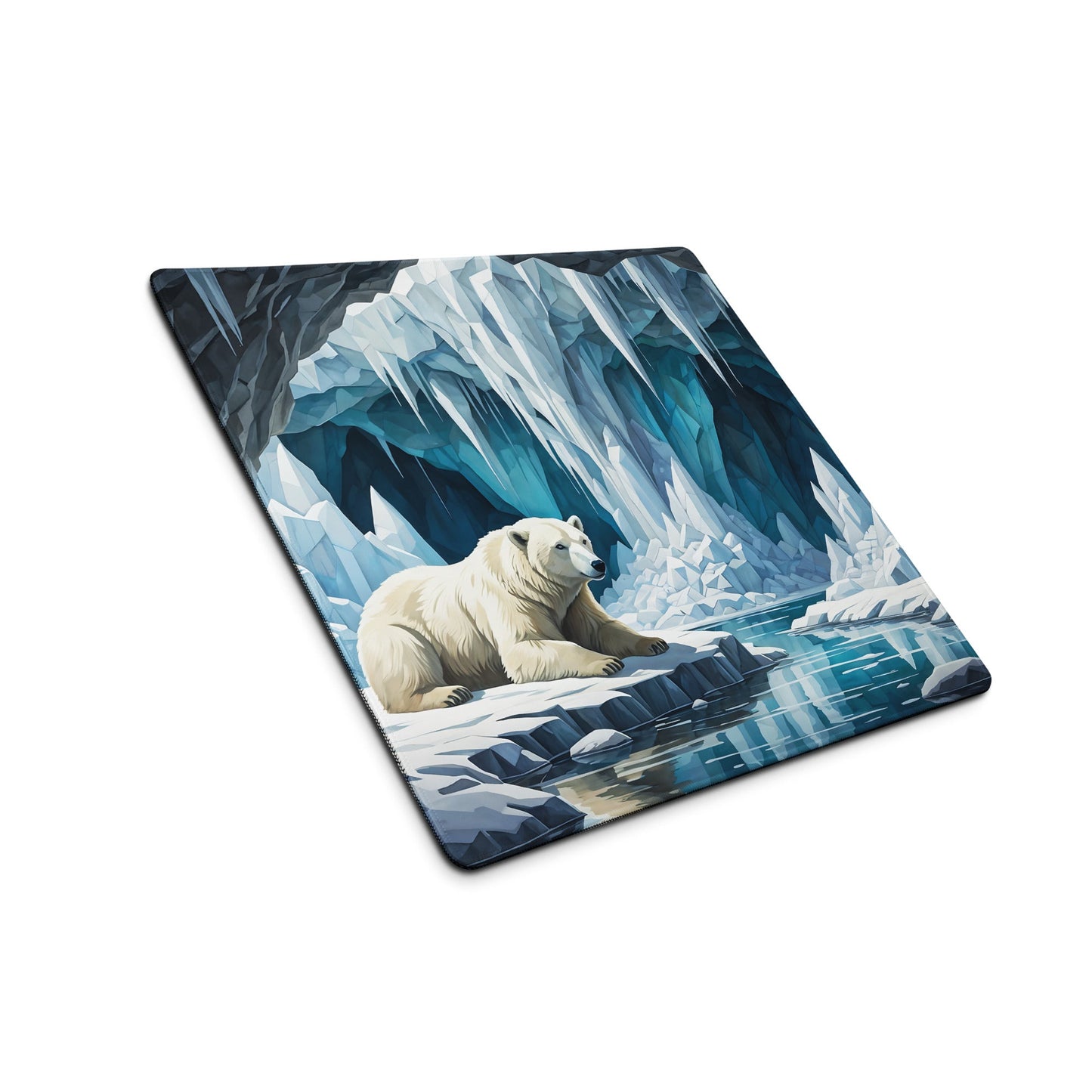 Polar Bear In Cave III Gaming Mouse Pad - Mouse Pads - Discovery Co.