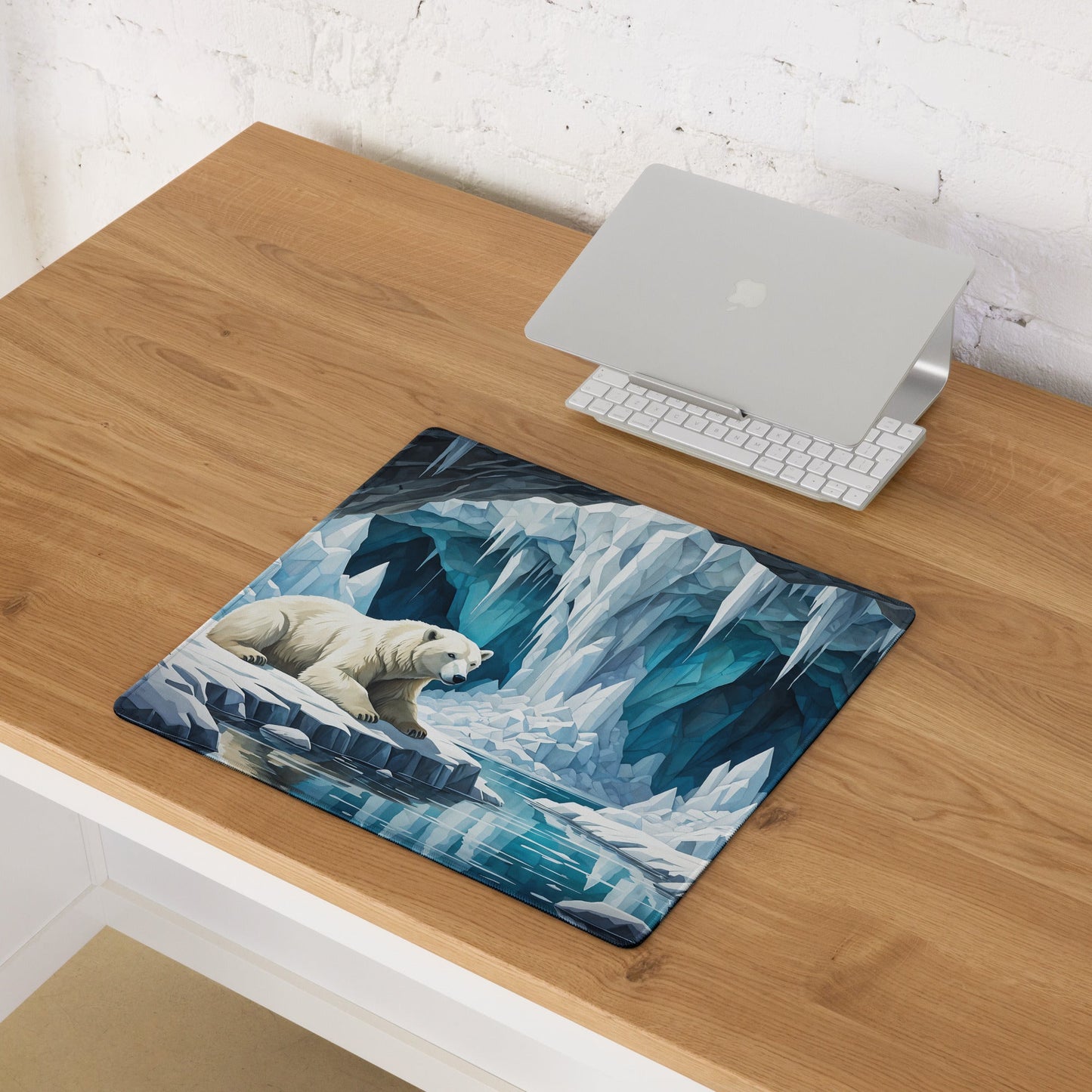 Polar Bear In Cave III Gaming Mouse Pad - Mouse Pads - Discovery Co.