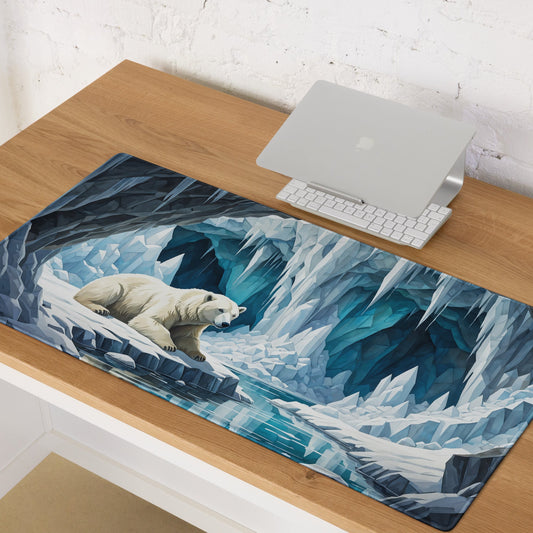 Polar Bear In Cave III Gaming Mouse Pad - Mouse Pads - Discovery Co.