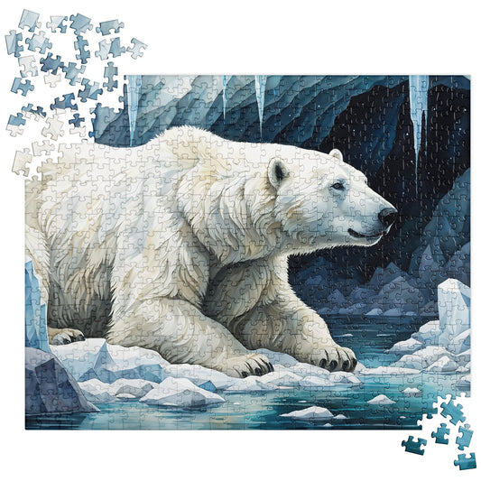 Polar Bear In Cave Jigsaw Puzzle - Puzzle - Discovery Co.