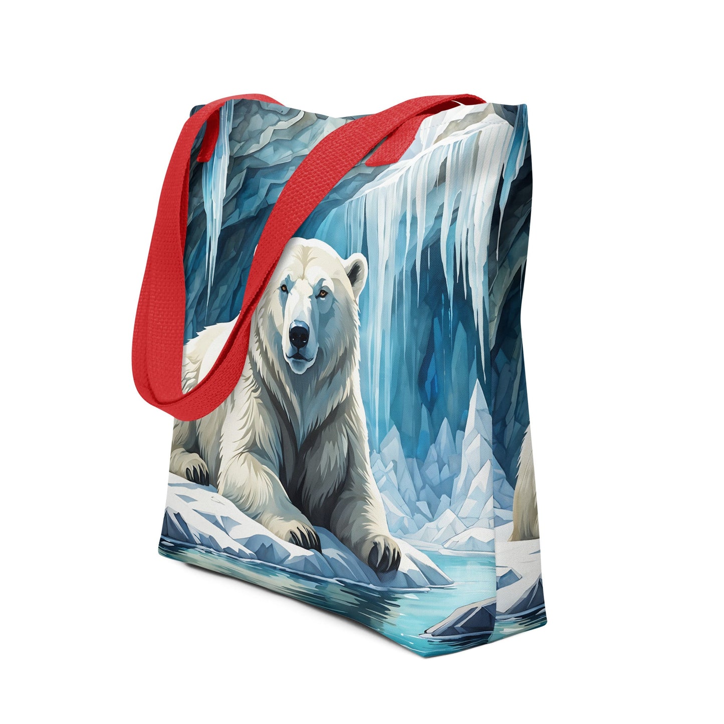 Polar Bear In The Cave Tote Bag - Tote Bags - Discovery Co.