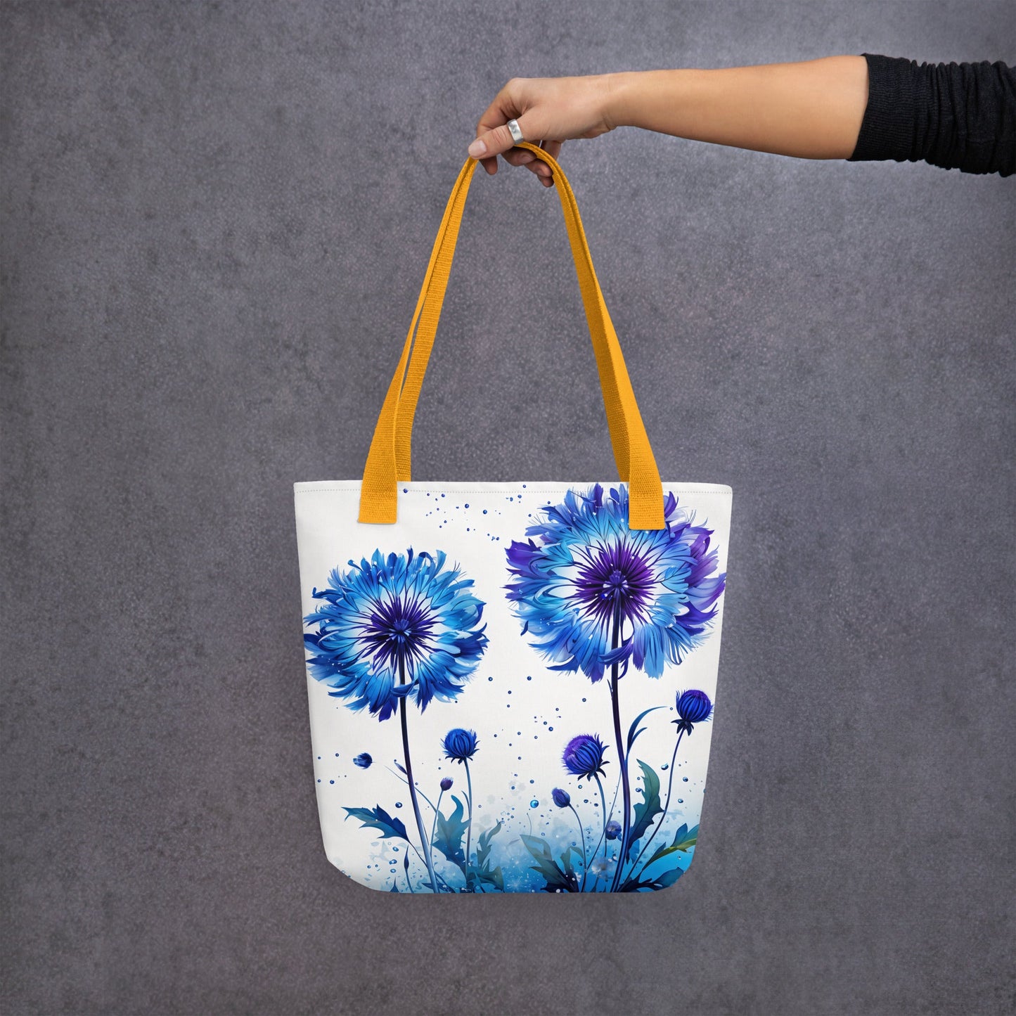 Purple and Blue Dandelion Tote Bag - Tote Bags - Discovery Co.