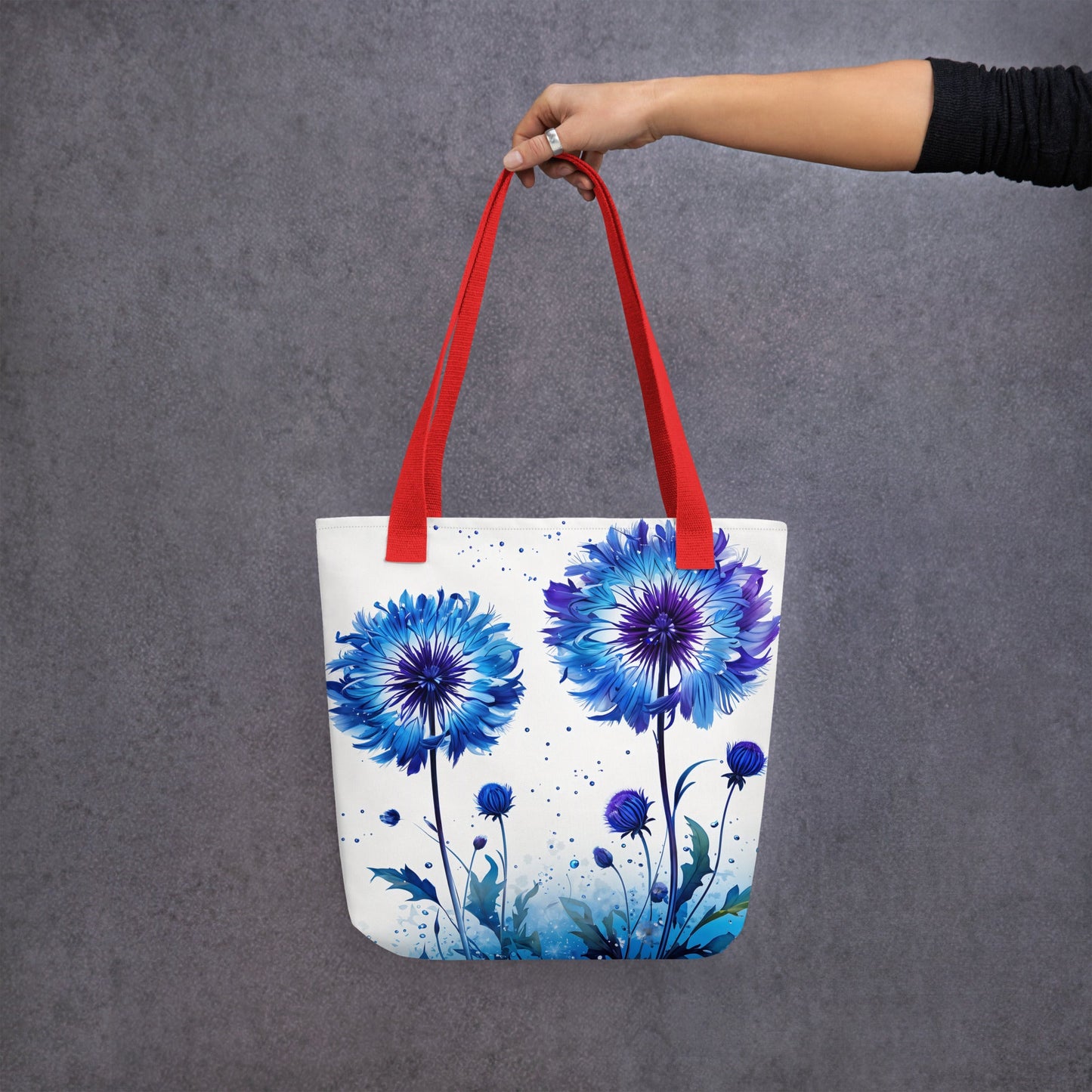 Purple and Blue Dandelion Tote Bag - Tote Bags - Discovery Co.